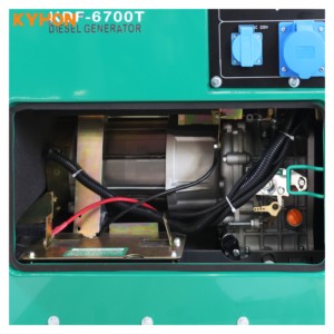 Générateur de haute qualité pour usage domestique, petit générateur industriel avec 1/3 phase KDF6700T(-3/-3D), générateur de tracteur KDF6700T (KDF6700T) - Product Image 3