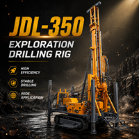 Nouvelle Foreuse Rotative Feiyang JDL-350 sur Chenilles, Moteur Diesel, 350m, Portable, Faible Coût d'Entretien, Boîte de Vitesses, Utilisation Agricole, Exploitation Minière du Charbon