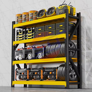 Регулируемые металлические стальные полки для хранения с порошковым покрытием, стойки для поддонов с защитой от коррозии - Product Image 3