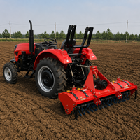 Tracteur compact rotatif de 35 CV pour l'ameublissement du sol des vergers, la préparation des terres de jardin et l'agriculture