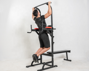 <span class=keywords><strong>Torre</strong></span> de Potencia ajustable de alta resistencia <span class=keywords><strong>con</strong></span> <span class=keywords><strong>Banco</strong></span> Equipo de gimnasio en casa <span class=keywords><strong>multifuncional</strong></span> para entrenamiento de fuerza de cuerpo completo - Product Image 3