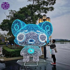 3D LED Animated Santa Claus Motif Light for Outdoor Christmas Display - Product Image 4