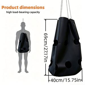 <b>Hay</b> Slow Feed <b>Bag</b> Durable 600D Polyester Fabric Large Capacity Hanging Feeder for Horses Goats and Livestock Farm Use - Product Image 3