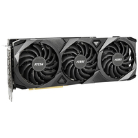 Carte graphique MSI GeForce RTX 3080 VENTU S 3X OC 10G 3090 3070 3060 3050 Ti d'occasion avec mémoire GDDR6X 320 bits, prise en charge de l'overclocking