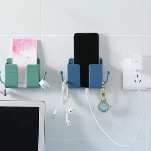 Support mural adhésif pour téléphone, sans perçage, pour salle de bain, chambre, rangement électronique - Product Image 4