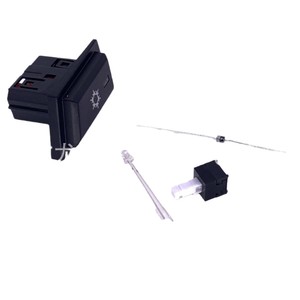 Yf-1033-1b Push <b>Button</b> Switch 100000 Times Mechanical Life For Isuzu A/C Control Panel - Product Image 2