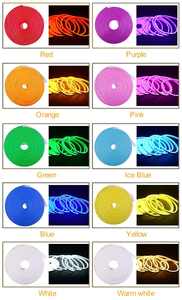 Enseigne néon à DEL en acier 14 couleurs personnalisée pour extérieur Enseigne lumineuse étanche Lampe corporelle Éclairage d'articles en PVC - Product Image 3