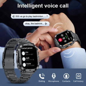 LIGE BW1847 Smartwatch Multifunzione di Lusso da Uomo Nuovi Dispositivi Indossabili con Promemoria Chiamate BT e Cardiofrequenzimetro per lo Sport - Product Image 2