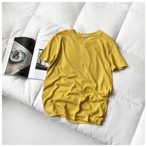 T-shirt en bambou biologique pour hommes, vente en gros, écologique, unisexe, style streetwear, manches courtes, coupe classique, imprimé - Product Image 4