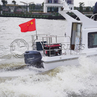 Prix usine grand bateau de luxe en fibre de verre 31.2m/9.5ft péniche de débarquement bateau pilote avec cabine
