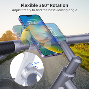 Soporte Antivibraciones para Teléfono en Manillar de Bicicleta, Cochecito de Bebé, <span class=keywords><strong>Carrito</strong></span> de Compras, Bicicleta Eléctrica, Scooter, para Teléfonos de 4-6.5 Pulgadas - Product Image 6