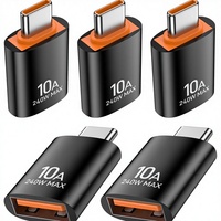 Adaptateur OTG USB-C vers USB-A compatible avec les smartphones, MacBook Pro, Mac Mini, iPhone 17/16 Series, iPad 10/11 et XPS