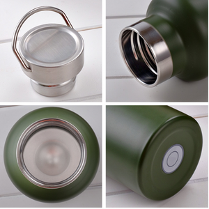 750Ml Eco Water Fles Onbreekbaar Draagbare Strand Thermos Gerecycled Gym Thermoskan Met Handvat - Product Image 3