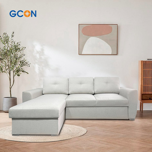 Canapé-lit de haute qualité avec rangement, canapé convertible, salon, canapé-lit multifonctionnel en tissu avec fauteuil - Product Image 6