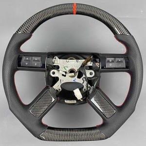 Vente directe d'usine, accessoires automobiles pour Dodge <span class=keywords><strong>Challenger</strong></span> 2008 2009 <span class=keywords><strong>2010</strong></span>, volant de direction personnalisé en fibre de carbone - Product Image 1