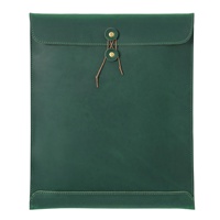 Boshiho Portable Vintage PU mallette en cuir mode bureau papier organisateur grande capacité pour stocker des Documents données contrats