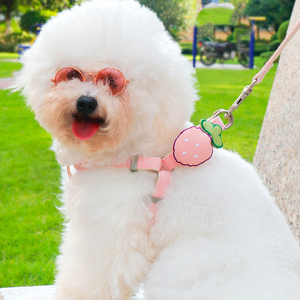 Cute Puppy <strong>Harness</strong> Vest Comfortable Dog <strong>Cat</strong> <strong>Harness</strong> Leash Pet <strong>Harness</strong> Set - Product Image 4
