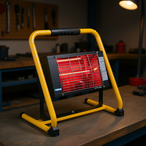 Chauffage infrarouge électrique Fervi avec support, 1500W, unité de chauffage portable pour atelier - Product Image 3