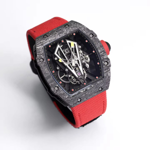 Montre mécanique automatique squelette pour homme 2703, boîtier en fibre de carbone, verre saphir, montre-bracelet de luxe, vente chaude 2026, OEM - Product Image 2