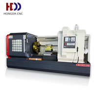 Tour CNC horizontal robuste CK61100, commande Fanuc/GSK, moteur 220V en option, précision de positionnement élevée