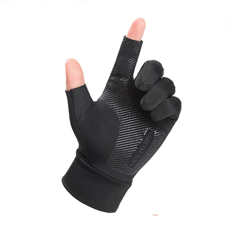 Ice Silk Fishing Gloves Outdoor Fitness Cycling Breathable Non-slip Elasticity Gloves