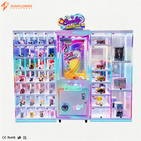 Machine à griffes à monnayeur, machine de jeu d'arcade attrape-poupées, distributeur de cadeaux blind box double face pour centre de jeux