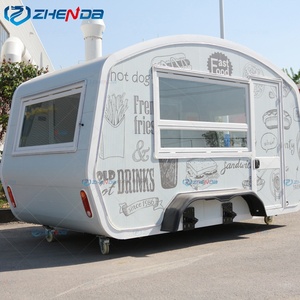 Nouvelle remorque alimentaire fermée, chariot à hot-dogs américain, camion-restaurant, remorque de vente au détail, remorque à glace, magasin de pizzas, café d'hôtel, glaces et maïs - Product Image 1