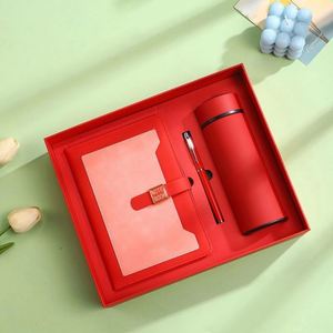 ชุดของขวัญสมุดบันทึกธุรกิจ A5 ปกหนังแบบกำหนดเอง พร้อมปากกาและขวดน้ำ สำหรับโปรโมชั่น - Product Image 4