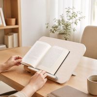 Offres hebdomadaires : Support de lecture Yd12 en MDF et ABS, couleur crème, pour la lecture de livres et la distribution de notes, pour la vente en gros, également support de dessin