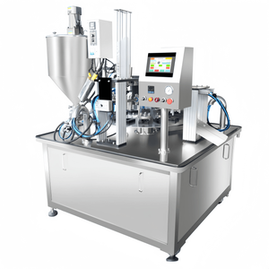 Scelleuse automatique rotative de haute qualité JCL <span class=keywords><strong>900</strong></span> en acier inoxydable 304 pour capsules de café, poudre, miel, feuille/film - Product Image 1