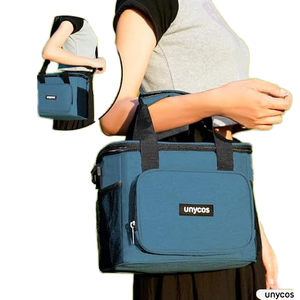 कस्टम लोगो एल्यूमीनियम पन्नी इन्सुलेट थर्मल छोटे बैकपैक ढहने योग्य लीक-प्रूफ जिपर काम कार्यालय पिकनिक 15 एल - Product Image 4