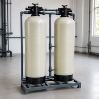 Réservoir de filtration de sable en PRV (Plastique Renforcé de Fibres) de grand diamètre pour usage industriel, capacité 1000L/heure pour le traitement des eaux industrielles