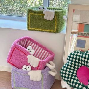 Cute Niche High-looking Little Monster Toy Snacks Organizer <b>Folding</b> <b>Storage</b> <b>Box</b> Household Large-capacity <b>Storage</b> <b>Box</b> - Product Image 3