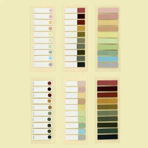 2 Estilos, 6 Paquetes de Etiquetas Adhesivas Transparentes e Impermeables de PET para Índice, Marcadores de Páginas, Notas Adhesivas, Clasificación de Archivos, Pegatinas para Planificador - Product Image 3