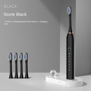 Spazzolino Elettrico Ionico per Adulti, Set da Coppia a Sei Velocità, Ricaricabile, Impermeabile IPX7, Portatile da Viaggio, Setole Morbide - Product Image 4