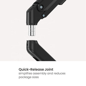 Support d'<span class=keywords><strong>écran</strong></span> d'<span class=keywords><strong>ordinateur</strong></span> réglable de 17 à 32 pouces, bras monté à ressort pour bureau, support mural à ressort mécanique pour moniteur PC - Product Image 5