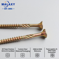 MALAXY - Fabricant chinois de vis à bois métriques M6 en acier inoxydable ISO 304, zinguées, à tête fraisée 3*16mm