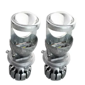 Chuyên Nghiệp Sản Xuất Phổ Biến Top Chất Lượng Popnow Hot Bán G9 Công Suất Cao H4 Máy Chiếu LED Đèn Pha Glass 4D Lens Led Ánh Sáng