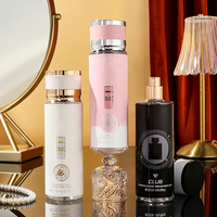 Brume parfumée pour le corps au design calligraphique arabe rose doux, 250 ml, 8,0 fl oz, brume fine, parfum longue durée, parfum pour femmes