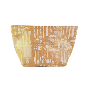 Paquete de papel multiusos, bolsa de papel Kraft impermeable, porta alimentos, bolsa de almuerzo de papel marrón aislado con cubierta de rollo - Product Image 3