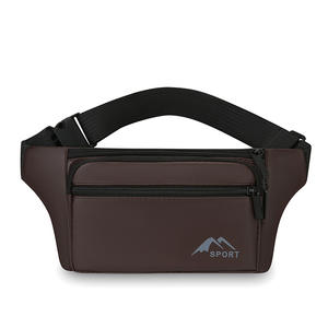 Riñonera Deportiva para Hombre y Mujer, de Cuero PU Marrón, Ajustable, para Teléfono, Uso Diario, Invierno 2025 - Product Image 3