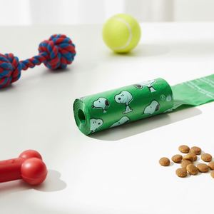 Custom Printed Pet Poop Bio Degradable Corn Starch <b>Compost</b> Waste <b>Bag</b> Set Biodegradable Compostable <b>Bags</b> for Dog - Product Image 1