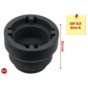 KS TOOLS-460,1025 Llave de tuerca ranurada de 3/4 ''de 4 pines para DAF, Perno interno ø 50mm - EAN 4042146719039 VEHÍCULOS PESADOS - Product Image 2