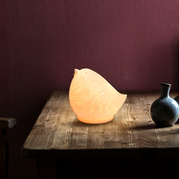 Lampes décoratives pour la maison en forme d'oiseaux, lampes de chevet en céramique pour enfants en forme de poussin, lampes de chevet personnalisées en forme d'animaux mignons