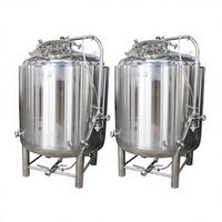 DYE 500/1000/2000/3000/4000/5000 litres en acier inoxydable de qualité alimentaire 304 bière Brite réservoir avec veste de refroidissement brasserie clé en main