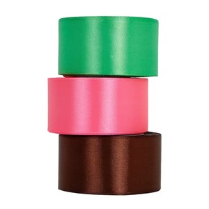 Pita Satin Poliester Satu Sisi 5cm 25 Yard Per Gulung untuk Dekorasi Natal, Pernikahan, dan Ulang Tahun - Product Image 4
