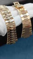 Bracelet de remplacement pour 5711 et 5712 avec fermoir et logo en acier inoxydable ou en or 18 carats, compatible avec Patek Nautilus