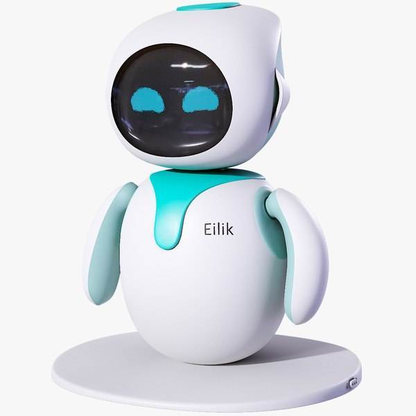 Eilik Emo Toy Interaction Robot, a Cute Intelligent Companion of Pet Robot, Accompany Older People