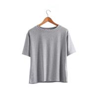 Camisetas de mujer coreanas vintage personalizadas Camisetas lisas populares con patrón de impresión único Camisetas en blanco de mujer a granel