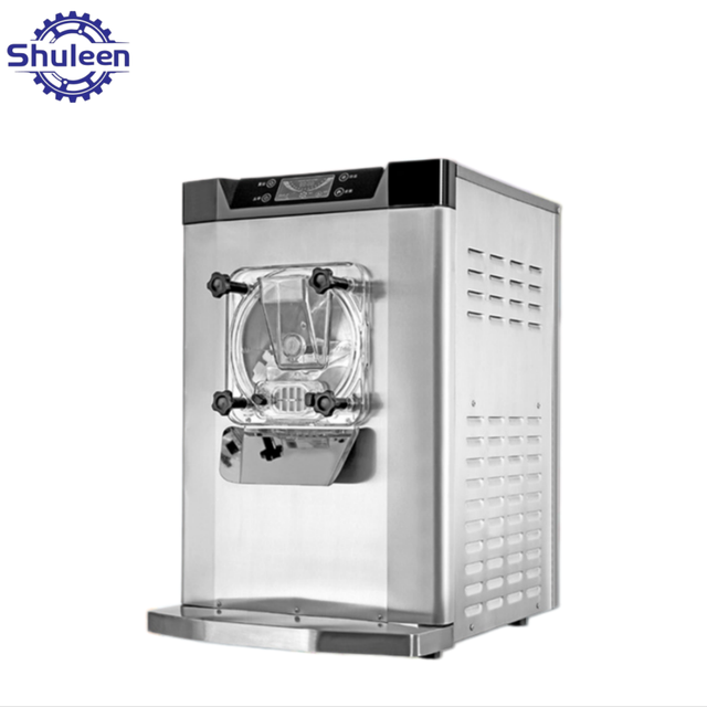 Stainless Steel Fast Cooling Stirring System Desktop Hard Ice Cream Making Machine Ice Cream Ball Maker Ice Cream Machine